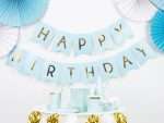 Διακοσμητικό μπάνερ γαλάζιο "Happy birthday" - Image 5