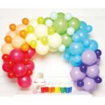 DIY Γιρλάντα με Μπαλόνια Rainbow (78 μπαλόνια) - Image 3