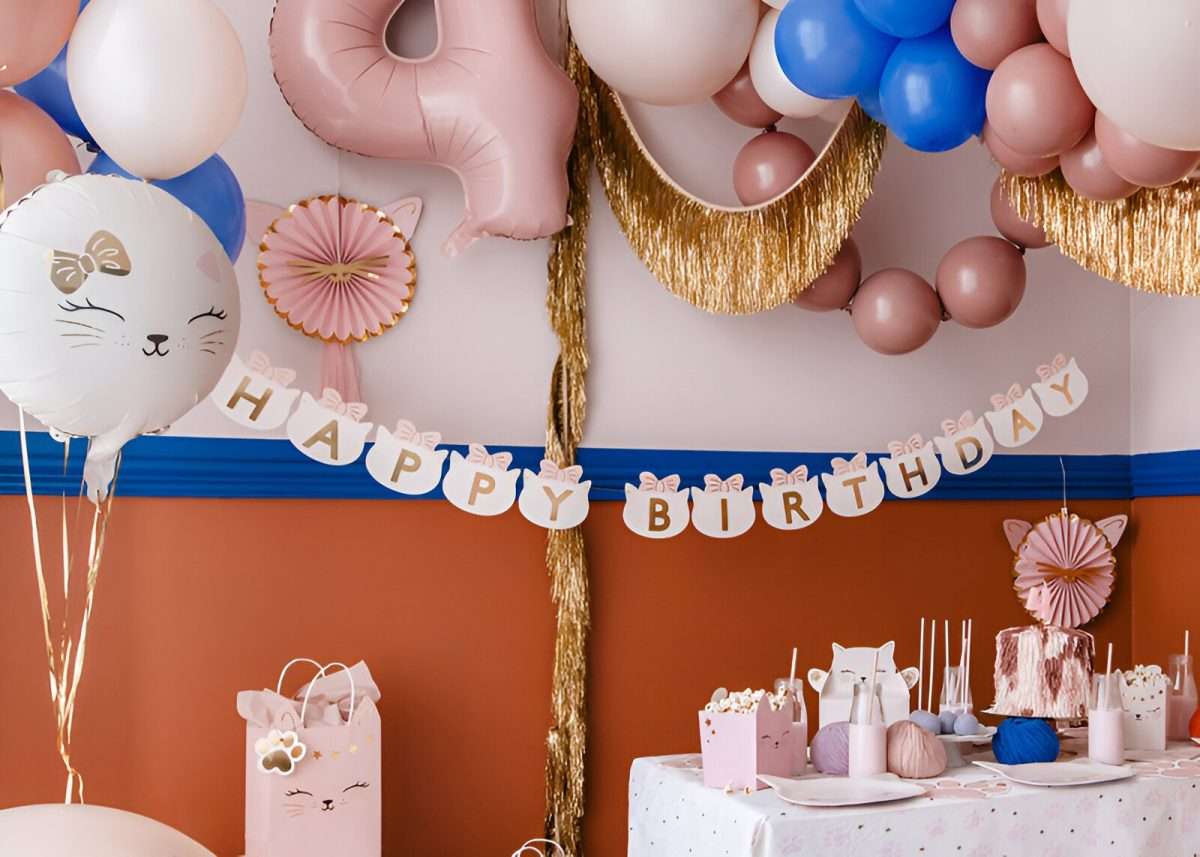 Γιρλάντα Happy Birthday Kitty 280cm - Image 5