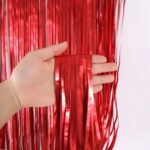 Κόκκινη foil Κουρτίνα Διακόσμησης - Image 2