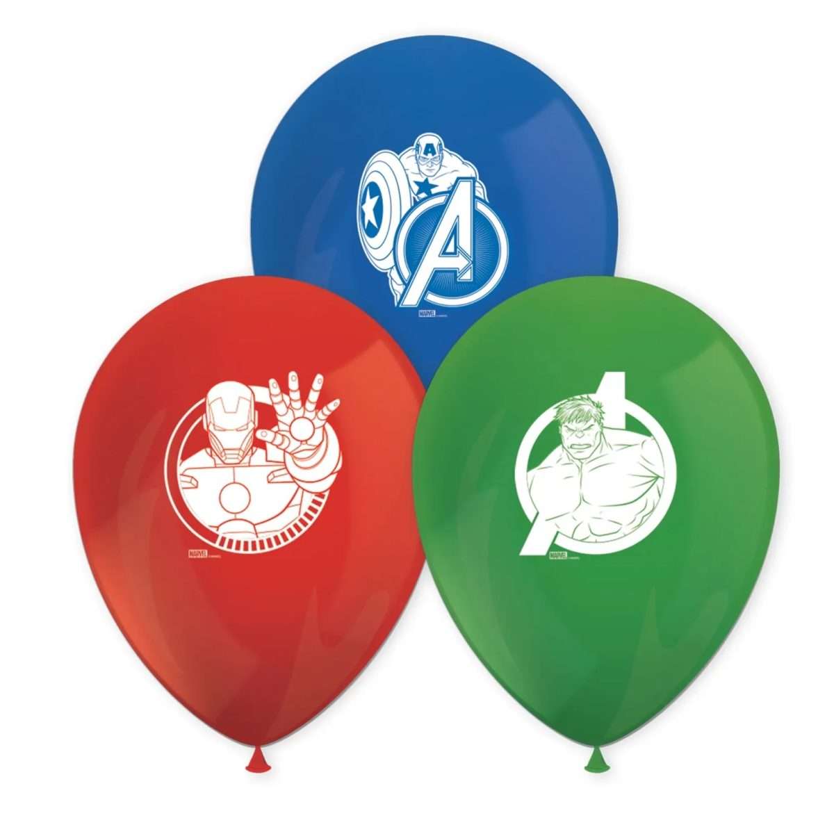 Λάτεξ μπαλόνια Avengers (8 τεμ) - Image 2