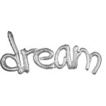 Μπαλόνι Ασημί Dream 93 εκ - Image 2