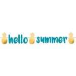 Μπάνερ Hello Summer - Pineapple Vibes - Image 2