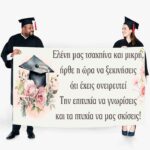 Πανό Αποφοίτησης – Φλοράλ