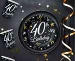 Πιάτα γλυκού 40th Birthday (6 τεμ) - Image 4