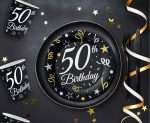 Πιάτα γλυκού 50th Birthday (6 τεμ) - Image 4