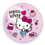 Πιάτα πάρτυ Hello Kitty (8 τεμ) - Image 2