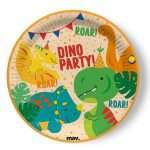 Πιάτα φαγητού Dino Party (8 τεμ) - Image 5