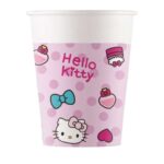 Ποτήρια πάρτυ Hello Kitty (8 τεμ) - Image 2