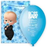 Προσκλητήριο βάπτισης μπαλόνι Baby Mickey - Image 90