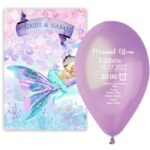 Προσκλητήριο βάπτισης μπαλόνι Baby Mickey - Image 82