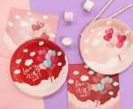 Πιάτα πάρτυ Love is in the air (6 τεμ) - Image 2