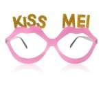 Πλαστικά ροζ Γυαλιά Kiss me