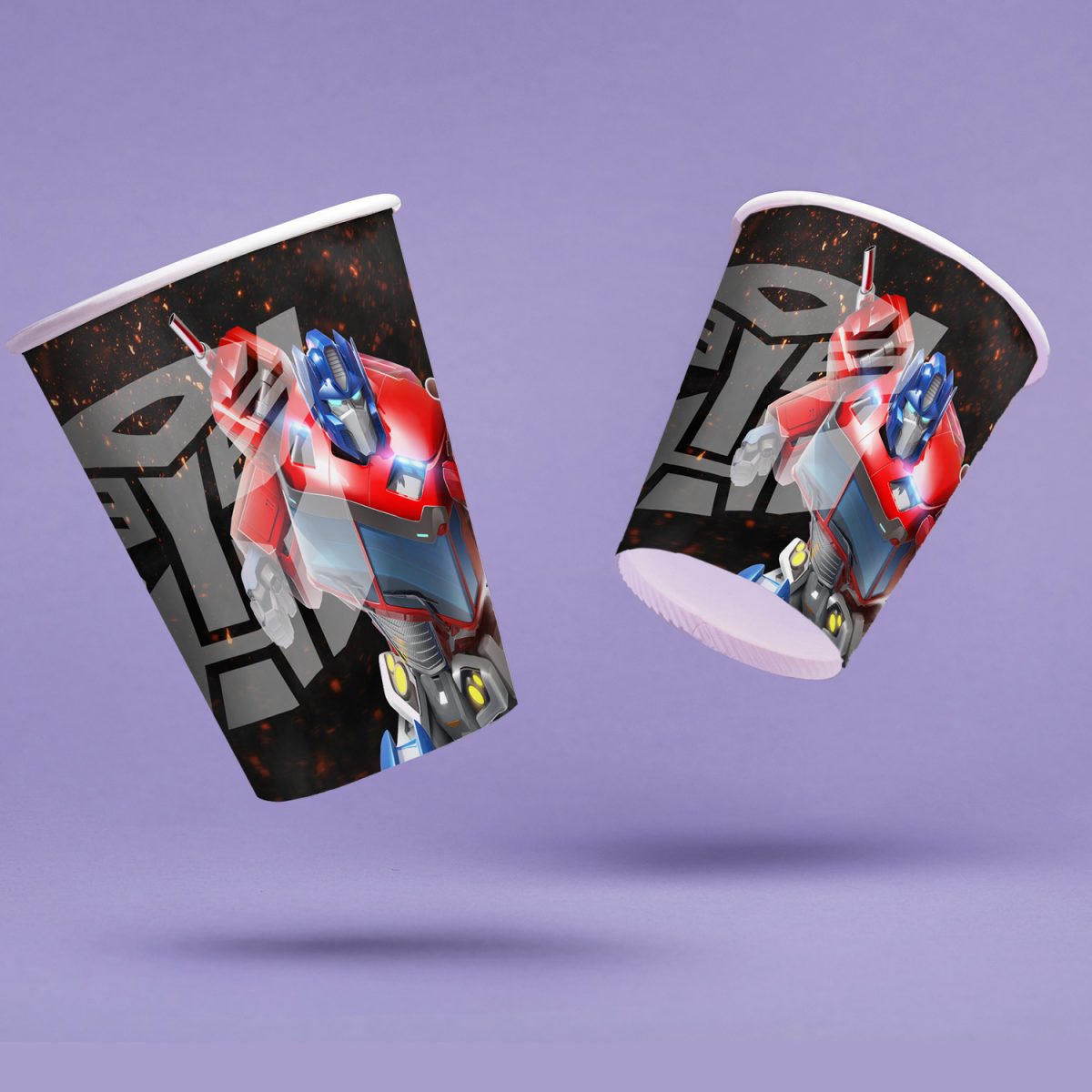 Ποτήρια πάρτυ Transformers (8 τεμ) - Image 3