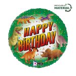 Μπαλόνι Δεινόσαυροι 'Happy Birthday' 18"