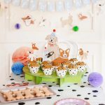 Βάση γλυκών & 24 θήκες Cupcake Σκυλάκια - Image 5