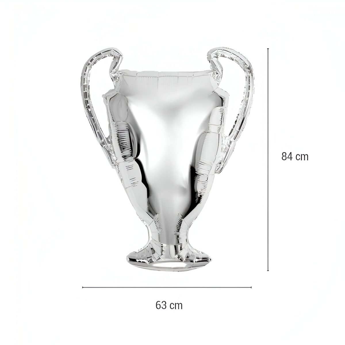 Μπαλόνι ασημί Κύπελο Champion 33" - Image 2