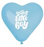 12″ Μπαλόνι Καρδιά Sweet Little Boy - Image 3