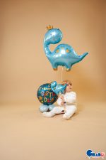 28'' Μπαλόνι Blue Dino - Image 3