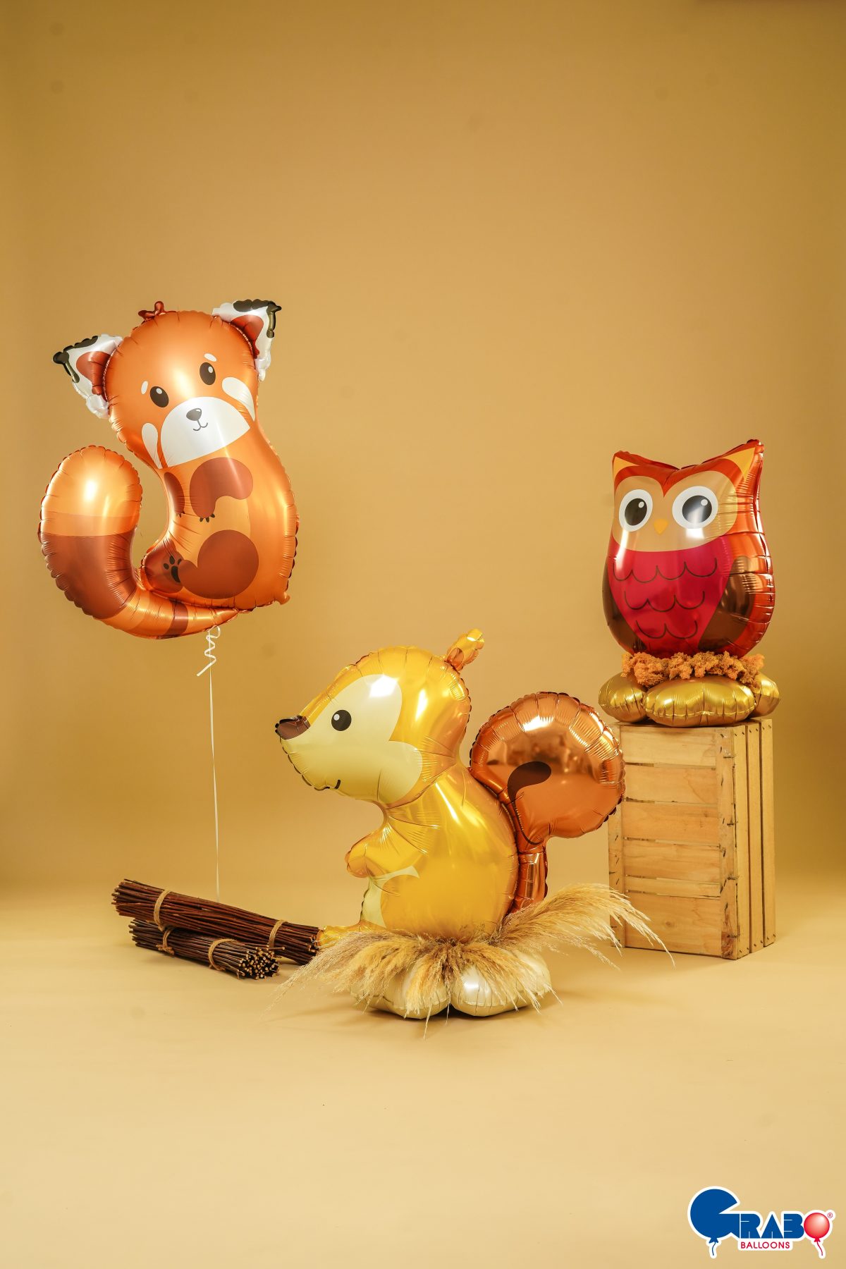 36″ Μπαλόνι Σκιουράκι Woodland - Image 3