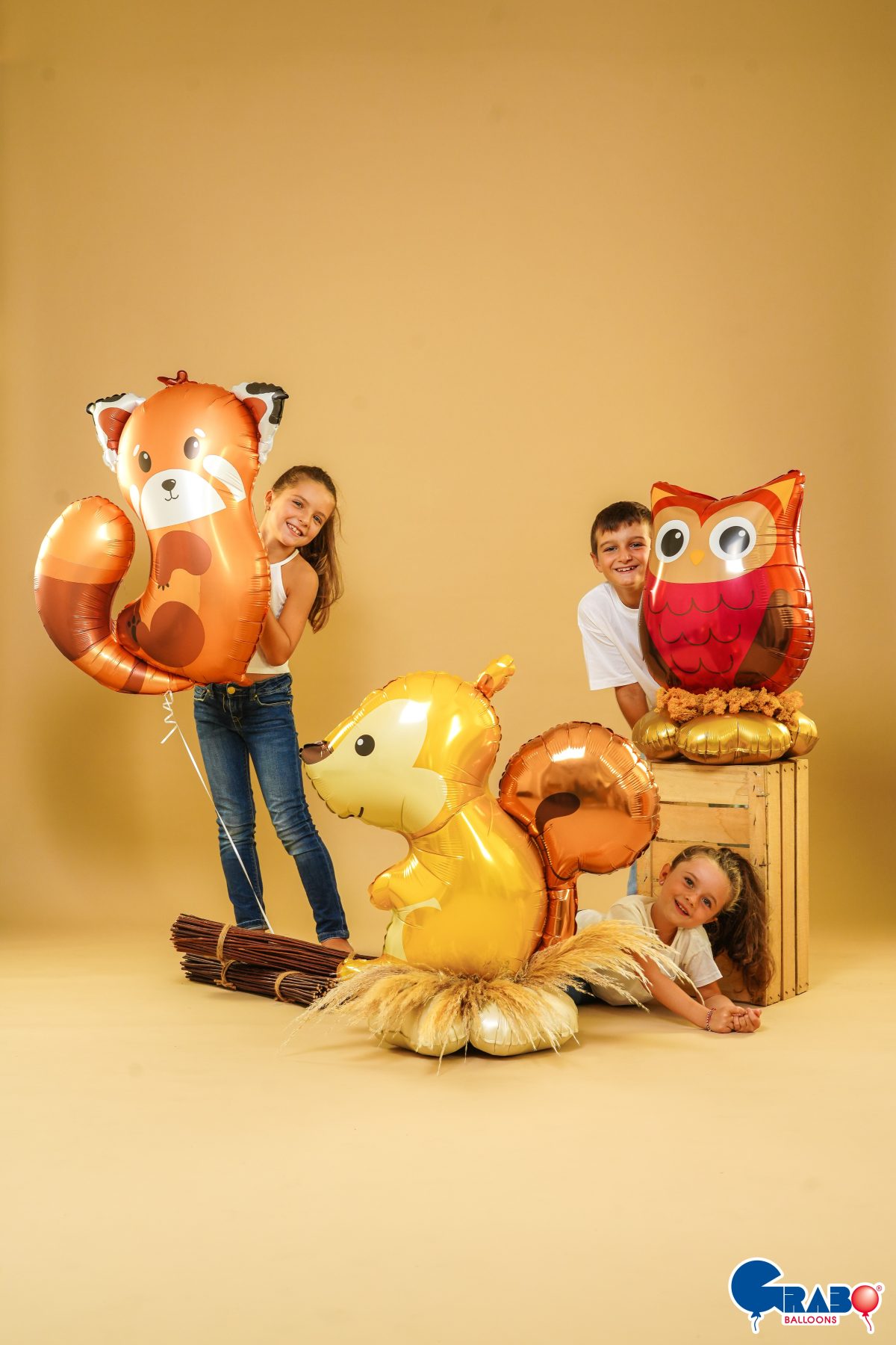 36″ Μπαλόνι Σκιουράκι Woodland - Image 4