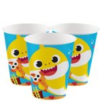 Ποτήρια πάρτυ Baby Shark (8 τεμ) - Image 3