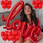 40” Μπαλόνι αγάπης Love Κόκκινο - Image 4