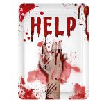 Χάρτινοι Δίσκοι - Ματωμένο χέρι ''HELP'' (2 τεμ)