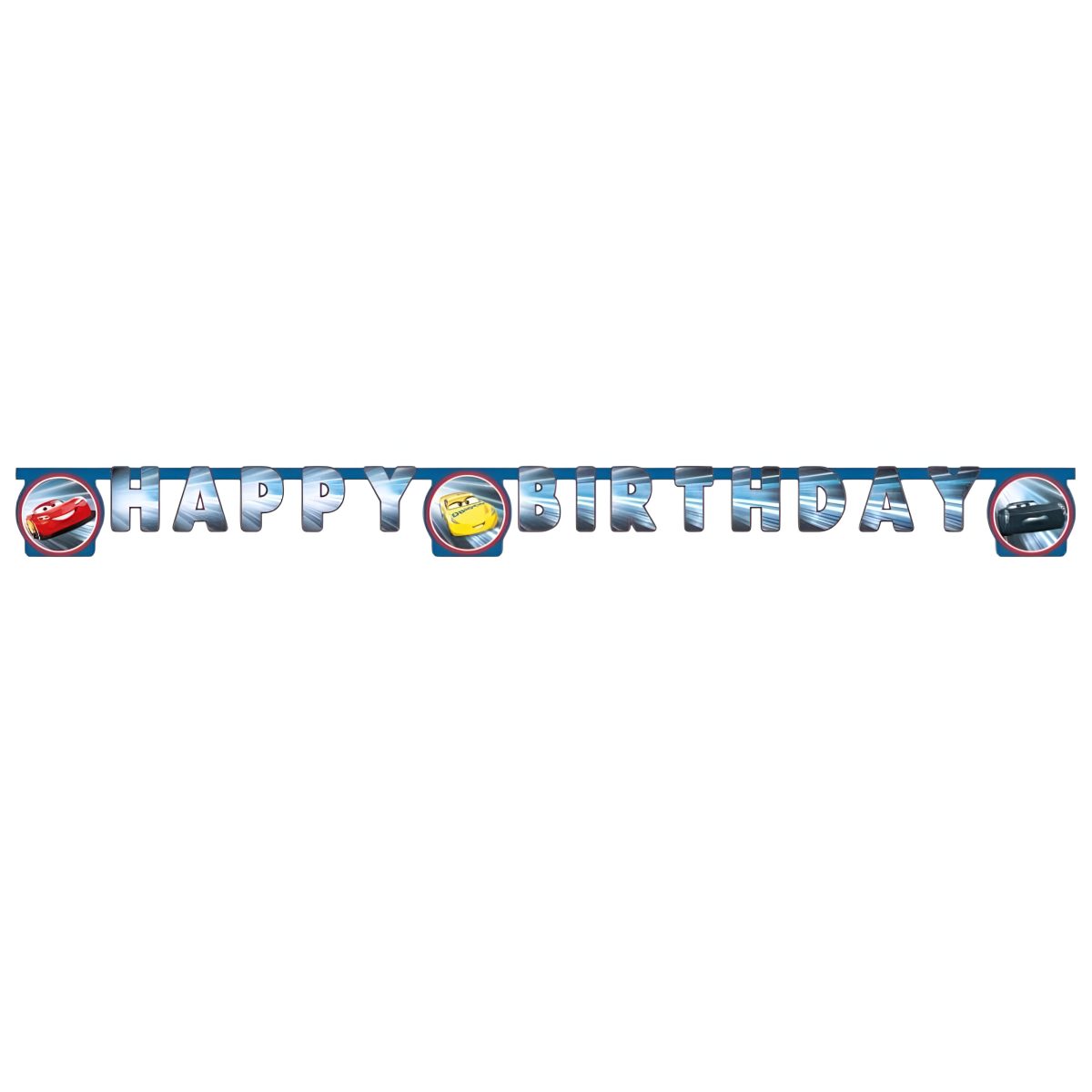 Γιρλάντα Happy Birthday Cars (200 cm) - Image 2