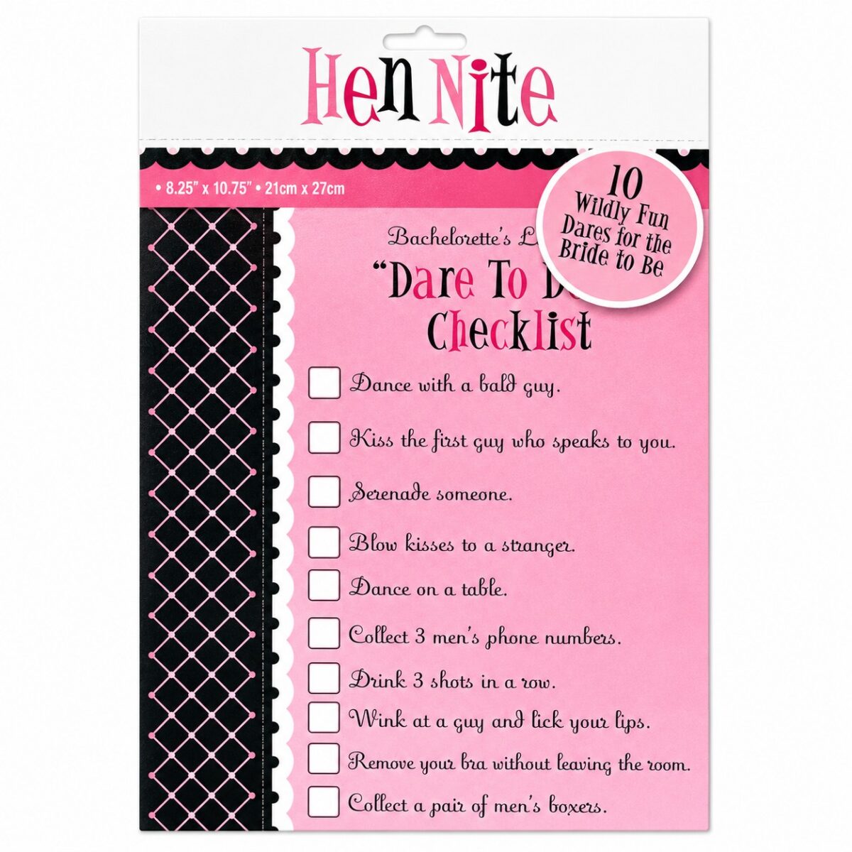Παιχνίδι “Dare to do it Checklist” για Bachelor party - Image 3