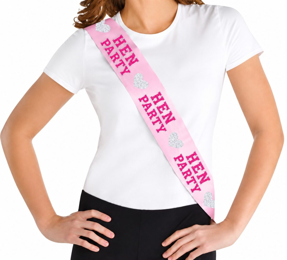 Κορδέλες “Hen Party” με γκλίτερ (8 τεμ) - Image 3